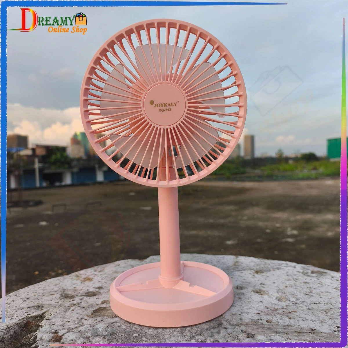 JOYKALY YG-712 Rechargeable Rotary Mini Fan-4000 mAh Battary - Image 3
