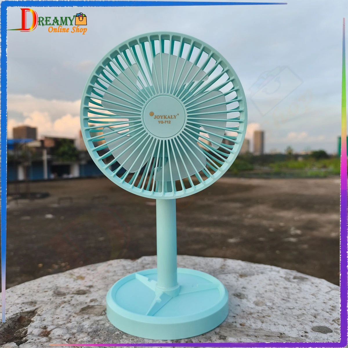 JOYKALY YG-712 Rechargeable Rotary Mini Fan-4000 mAh Battary - Image 4
