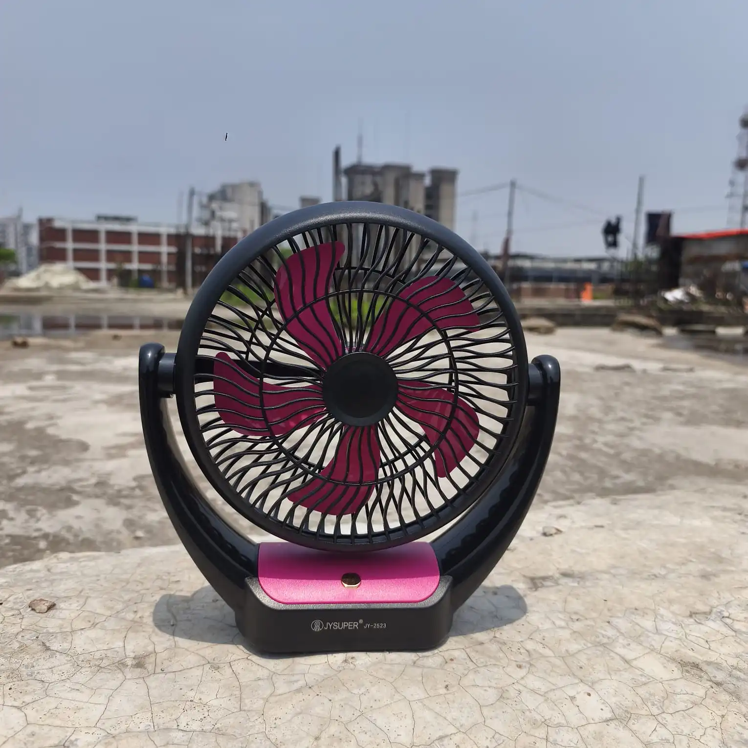 JYSUPER JY-2523 Rechargeable Fan- 4000mAh Lithium Battery - Image 2